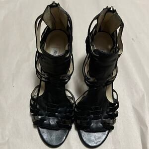JIMMY CHOO LONDON LEATHER SANDALS SIZE 9‎